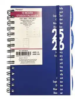 Ocean State Job Lot 2026 18 Month Student Planners offer