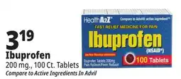 Ocean State Job Lot Ibuprofen 200 mg Tablets 100 Count offer