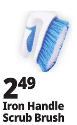 Ocean State Job Lot Gleam Iron Handle Scrub Brush offer