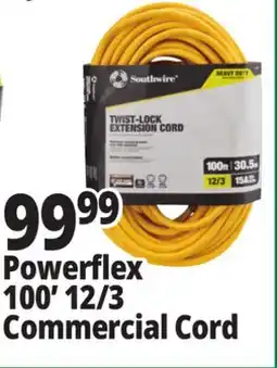 Ocean State Job Lot Powerflex 100' 12/3 Commercial Cord offer