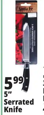 Ocean State Job Lot Santa Fe Professional Grade 5-Inch Serrated Utility Knife offer