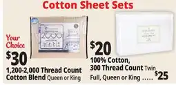 Ocean State Job Lot Cotton Sheet Sets offer