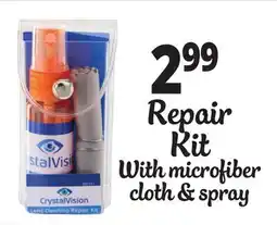 Ocean State Job Lot Crystal Vision Lens Cleaning Repair Kit offer