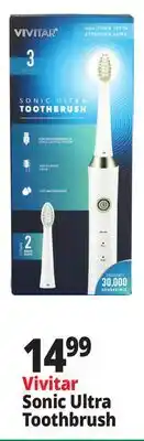 Ocean State Job Lot Vivitar Sonic Ultra Toothbrush offer