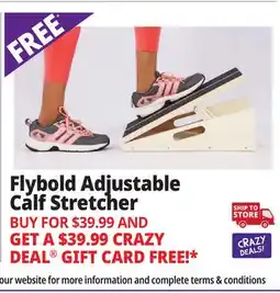 Ocean State Job Lot Flybold Adjustable Calf Stretcher offer
