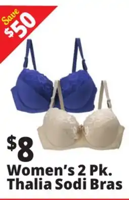 Ocean State Job Lot Women's 2 Pk. Thalia Sodi Bras offer