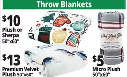 Ocean State Job Lot Throw Blankets offer