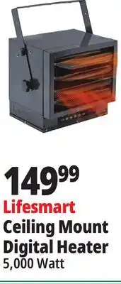 Ocean State Job Lot Lifesmart Ceiling Mount Digital Heater offer