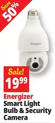 Ocean State Job Lot Energizer Smart Light Bulb & Security Camera offer