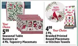 Ocean State Job Lot Seasonal Table Runners offer