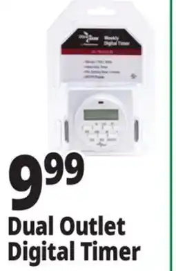 Ocean State Job Lot Dual Outlet Digital Timer offer