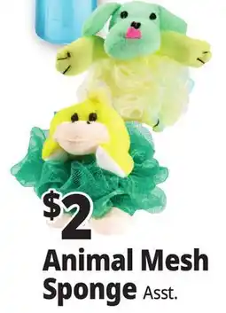 Ocean State Job Lot Animal Mesh Sponge offer