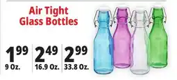 Ocean State Job Lot Air Tight Glass Bottles offer