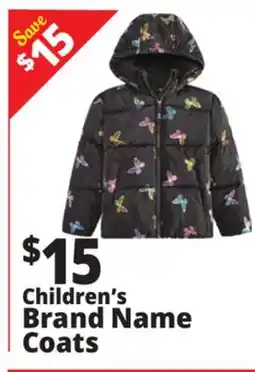 Ocean State Job Lot Children's Brand Name Coats offer