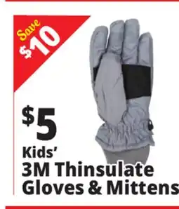 Ocean State Job Lot Kids' 3M Thinsulate Gloves & Mittens offer