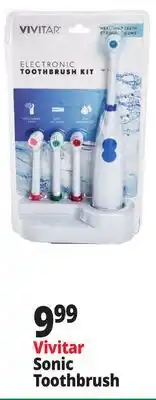 Ocean State Job Lot Vivitar Sonic Toothbrush offer
