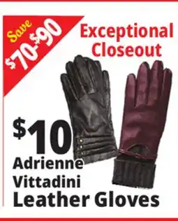 Ocean State Job Lot Adrienne Vittadini Leather Gloves offer