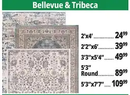 Ocean State Job Lot Bellevue & Tribeca Rugs offer