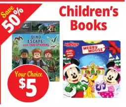 Ocean State Job Lot Children's Books offer