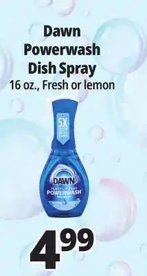 Ocean State Job Lot Dawn Powerwash Dish Spray offer