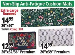 Ocean State Job Lot Non-Slip Anti-Fatigue Cushion Mats offer