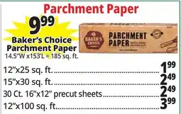 Ocean State Job Lot Parchment Paper offer