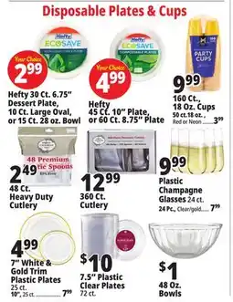 Ocean State Job Lot Disposable Plates & Cups offer