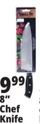 Ocean State Job Lot Santa Fe Professional Grade 8-Inch Chef Knife offer