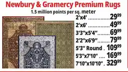 Ocean State Job Lot Newbury & Gramercy Premium Rugs offer
