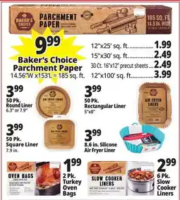 Ocean State Job Lot Baker's Choice Parchment Paper offer