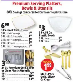 Ocean State Job Lot Premium Serving Utensils offer