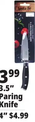 Ocean State Job Lot Santa Fe Professional Grade 3.5-Inch Pairing Knife offer