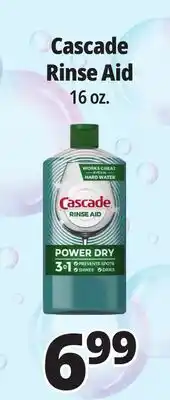 Ocean State Job Lot Cascade Rinse Aid offer