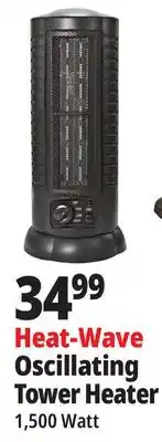 Ocean State Job Lot Heat-Wave Oscillating Tower Heater offer