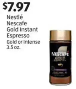 Aldi Nestlé Nescafe Gold Instant Espresso offer