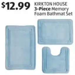 Aldi Kirkton house memory foam bathmat set offer