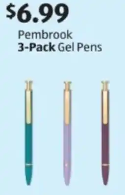 Aldi Pembrook Gel Pens offer