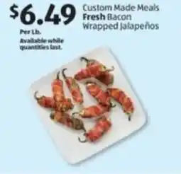 Aldi Custom Made Meals Fresh Bacon offer