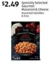 Aldi Specially Selected gourmet macaroni & cheese offer
