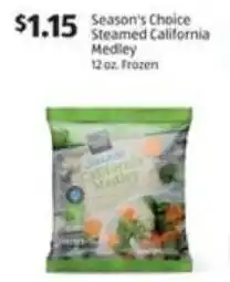 Aldi Season's Choice Steamed California Medley offer