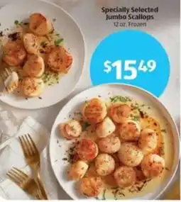 Aldi Jumbo Scallops offer