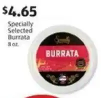 Aldi Specially Selected Burrata offer