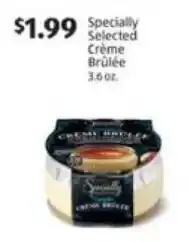 Aldi Specially Selected Crème Brûlée offer