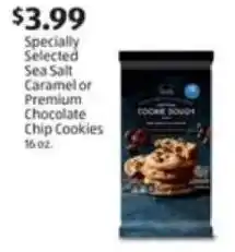 Aldi Specially Selected Sea Salt Caramel or Premium Chocolate Chip Cookies offer