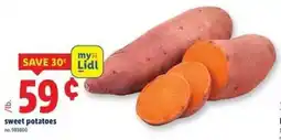 Lidl Sweet potatoes offer