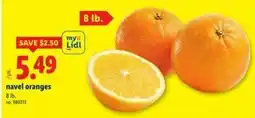 Lidl Navel oranges offer