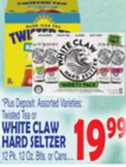 Bravo Supermarkets WHITE CLAW HARD SELTZER offer