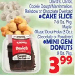 Bravo Supermarkets CAKE SLICE 7-9 Oz. Pkg offer