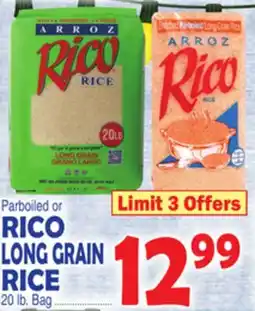 Bravo Supermarkets RICO LONG GRAIN RICE offer