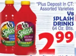 Bravo Supermarkets V8 SPLASH DRINKS offer